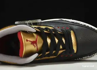 Hyperoad Gold” 3 Air “Black Jordan 0508